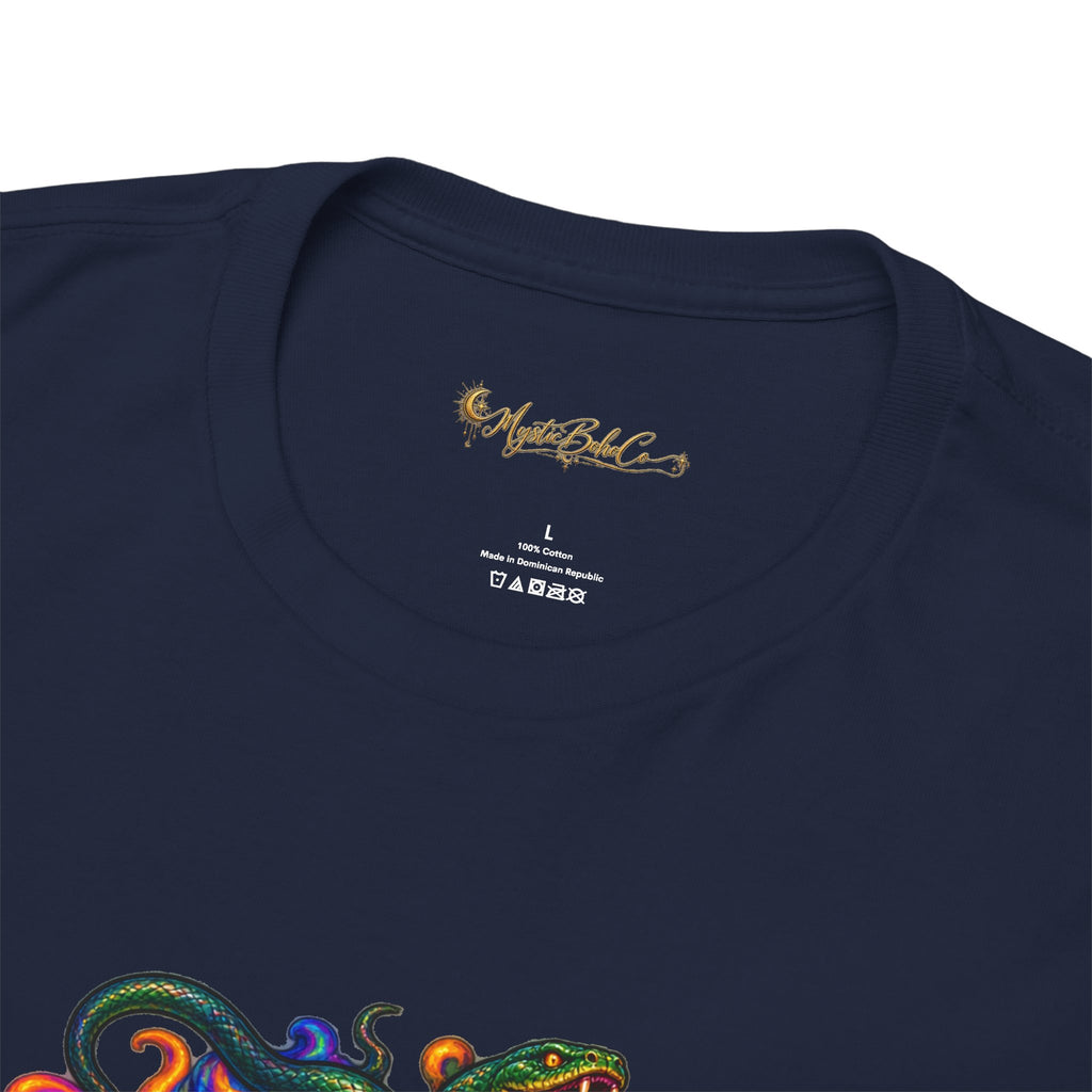 Camiseta Medusa Psicodélica | Diseño Serpientes Mitología