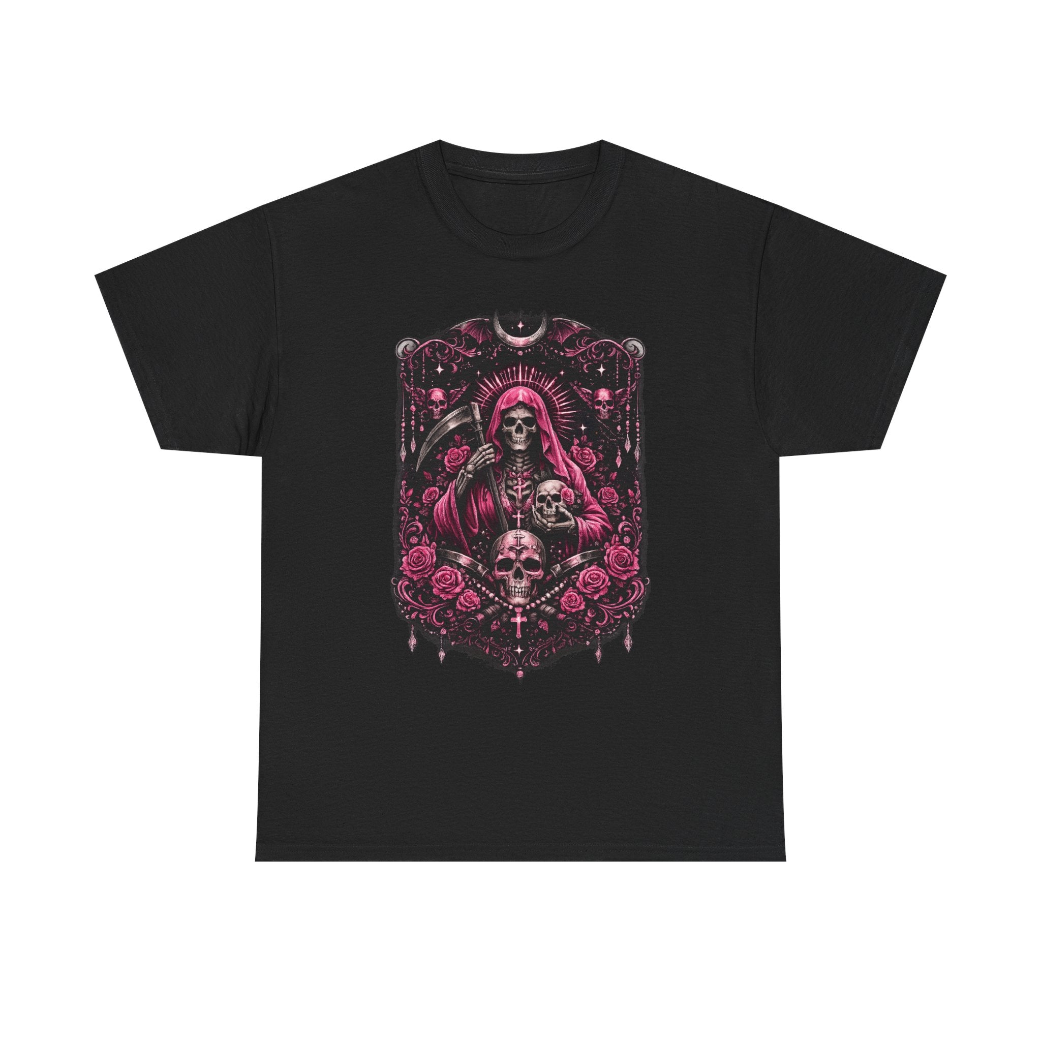Camiseta Santa Muerte Gothic Pink Unisex Tee