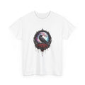 Gothic Raven Tee — Cuervo, Luna y Rosas Rojas (Estética Oscura)