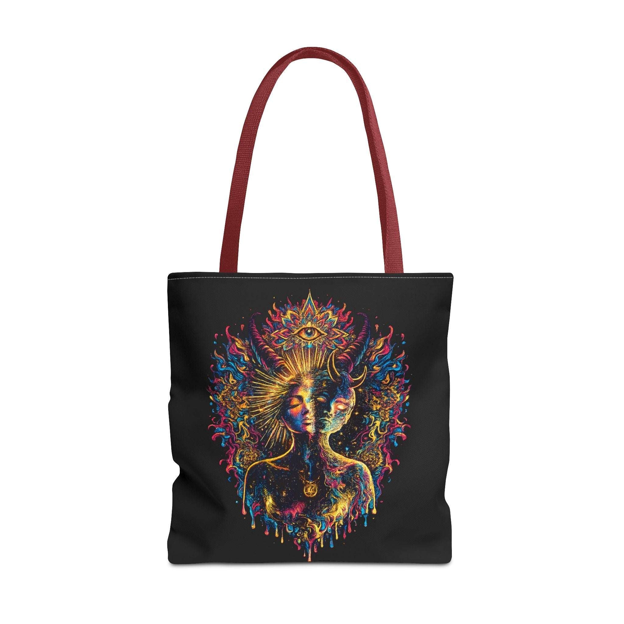 Tote Bag Mística Psicodélica | Mystic Witch Art