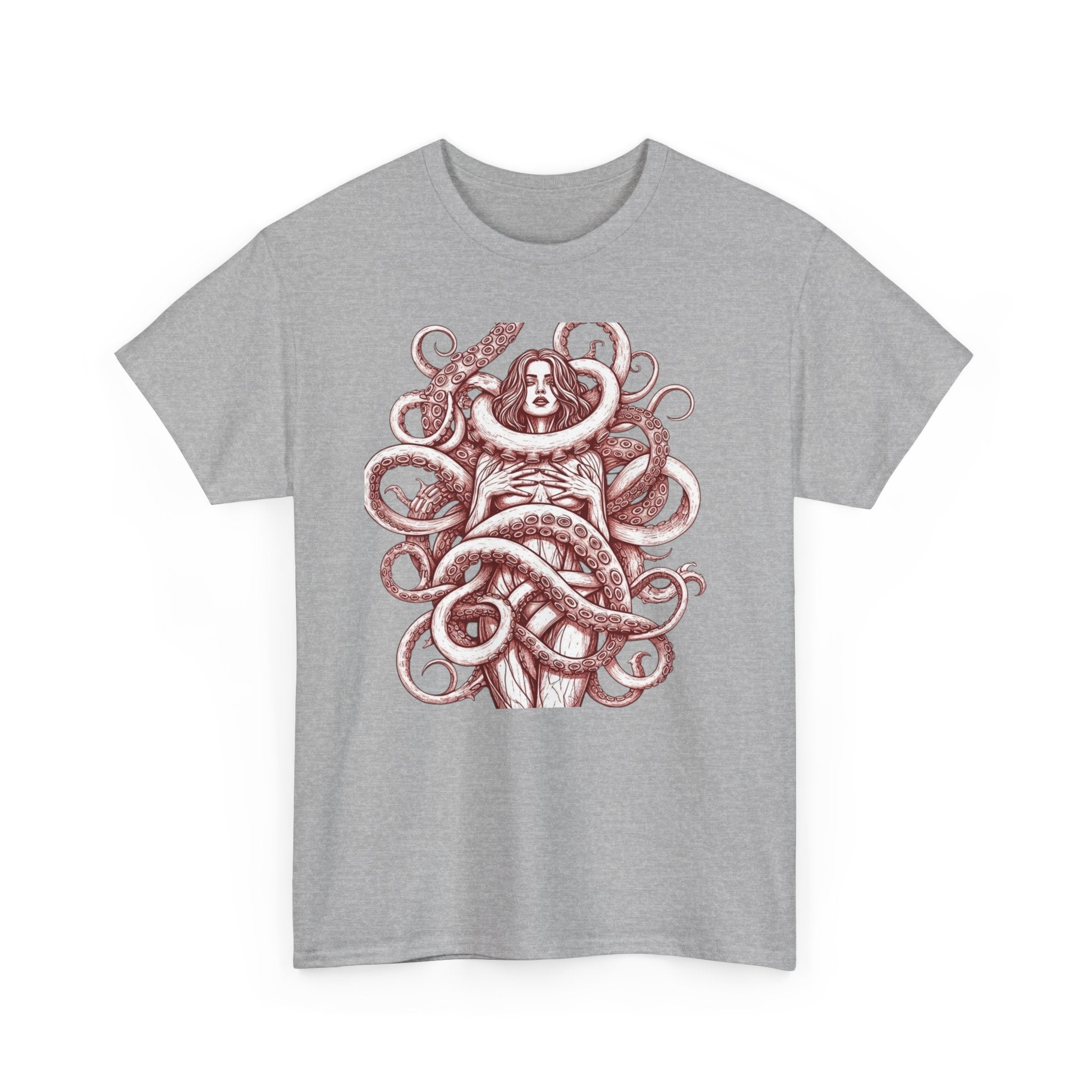 Camiseta Mujer Gótica con Tentáculos – Ilustración Lovecraft
