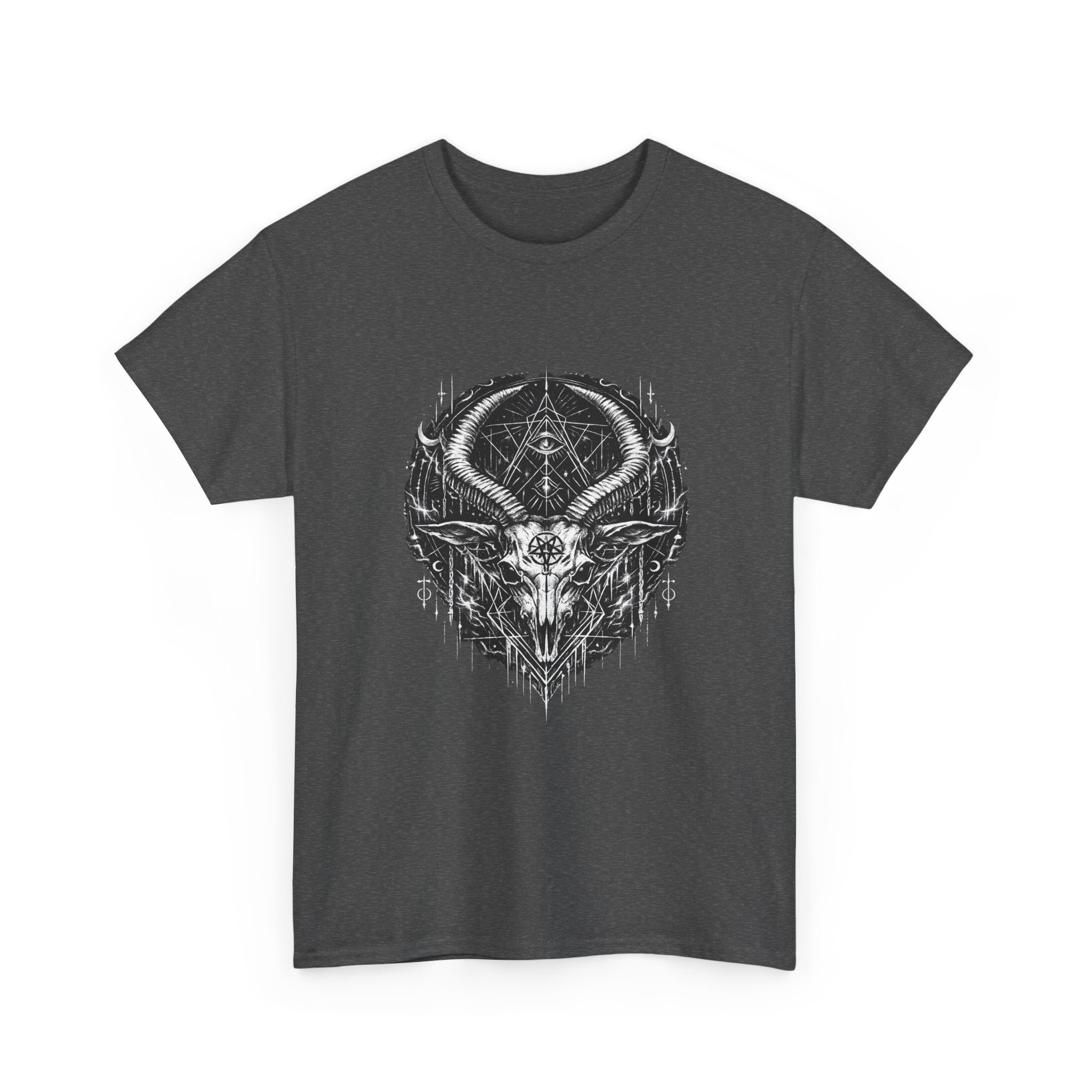 Camiseta Cabra Oculta Mística | Occult Goat Skull T-Shirt