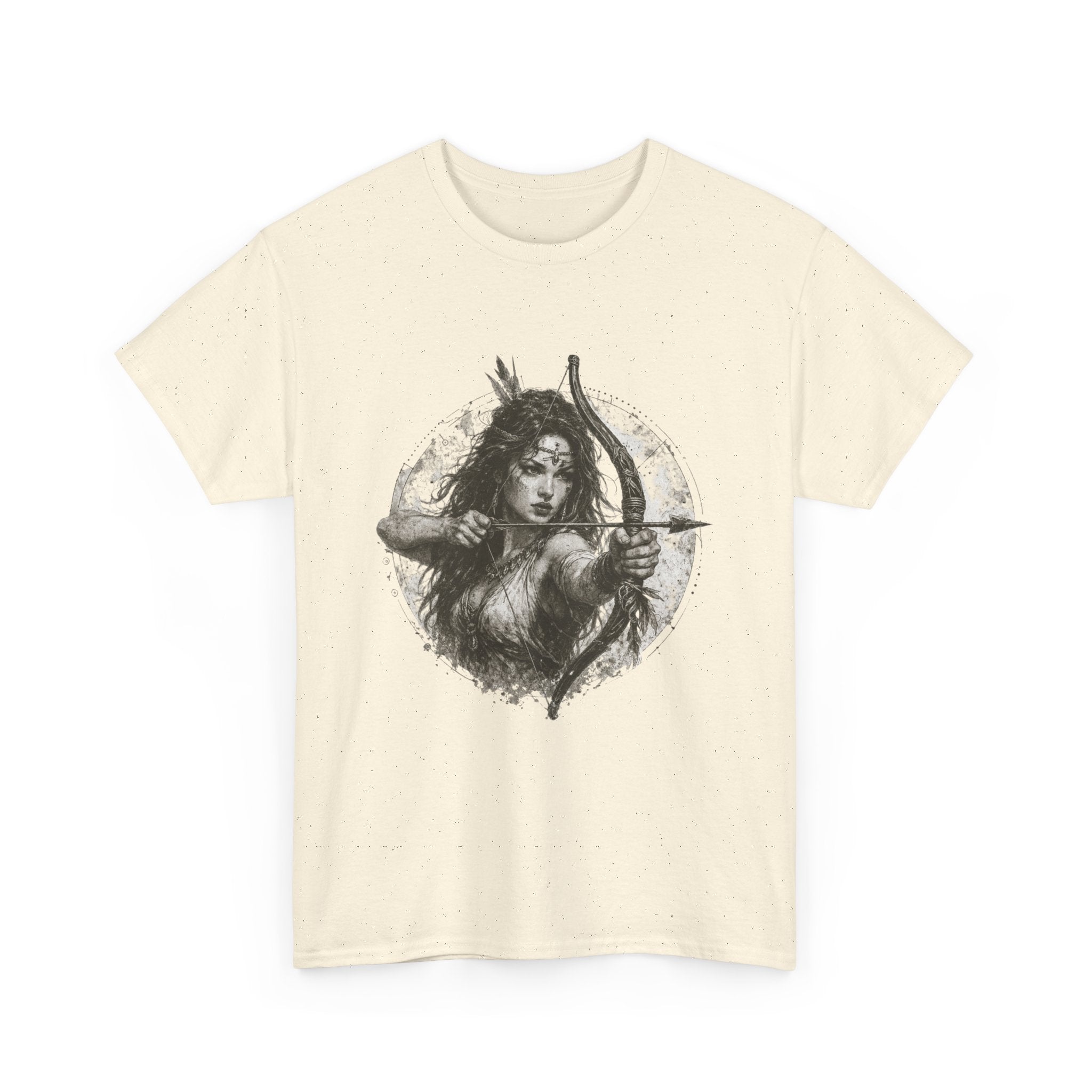 Artemis Goddess Archer Vintage Tee — Griega Diosa Arquera
