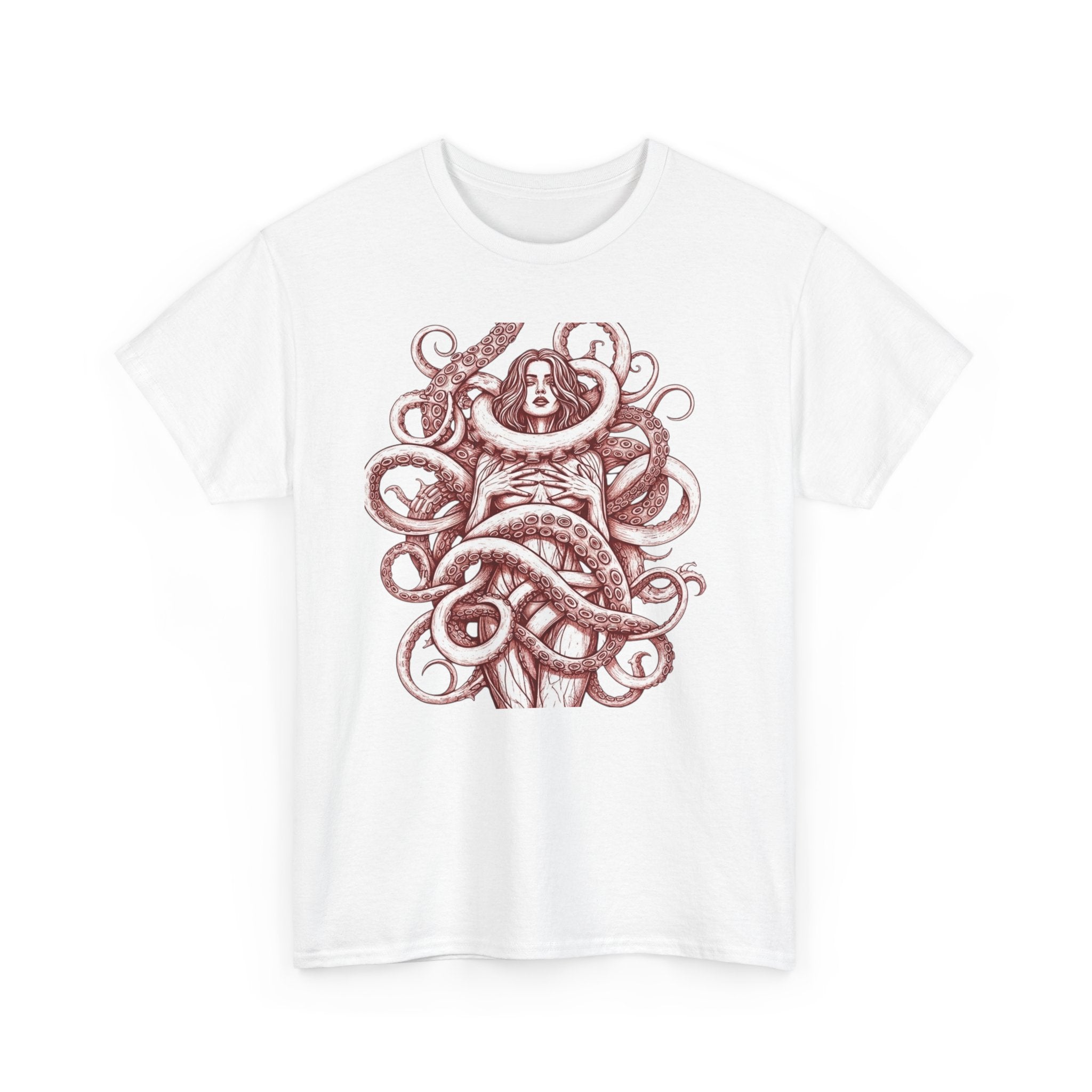 Camiseta Mujer Gótica con Tentáculos – Ilustración Lovecraft