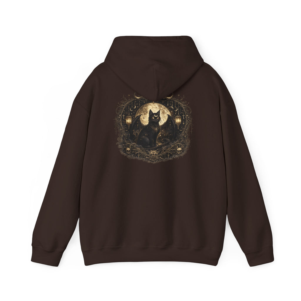 Sudadera Mística Gato Negro | Mystic Hoodie Gothic
