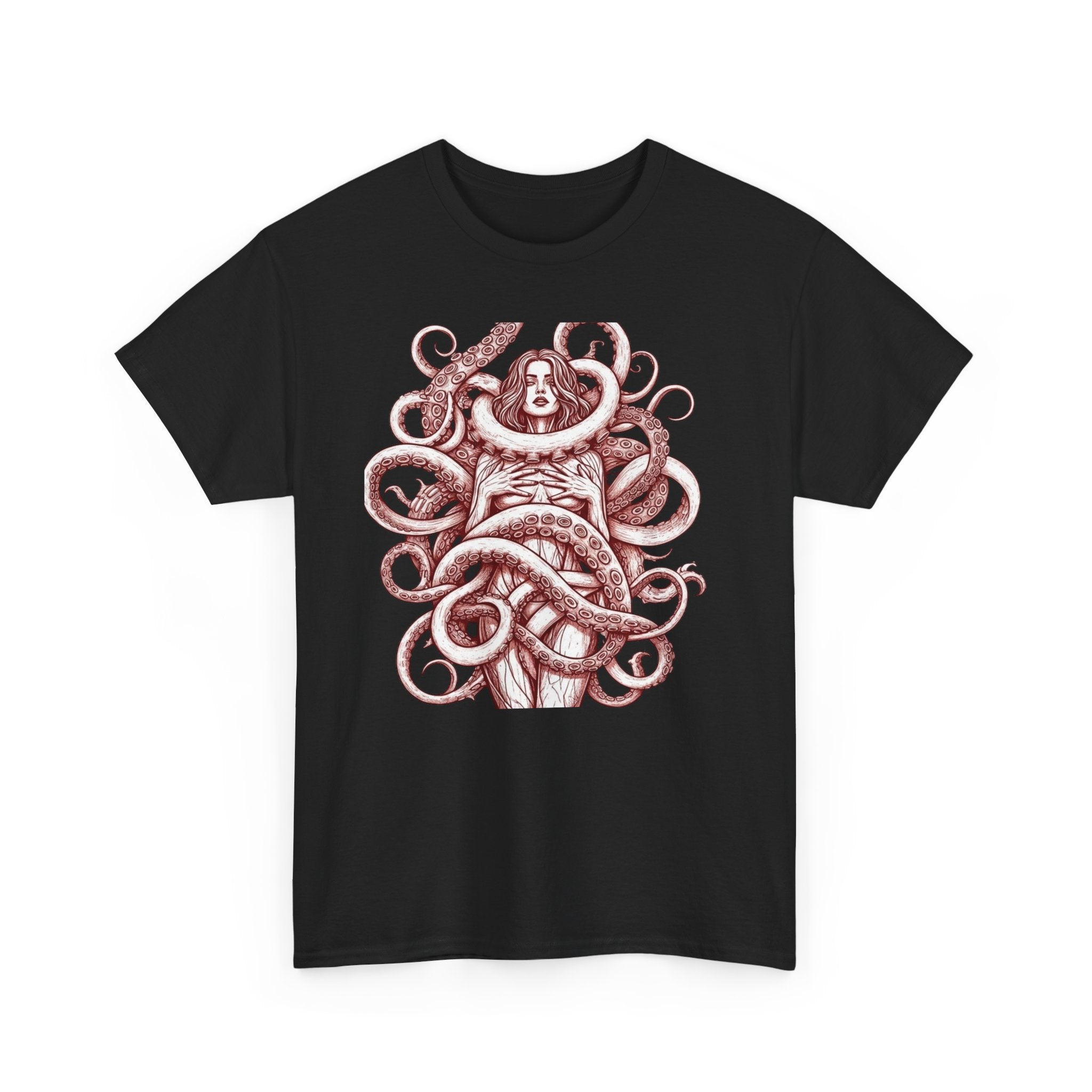 Camiseta Mujer Gótica con Tentáculos – Ilustración Lovecraft