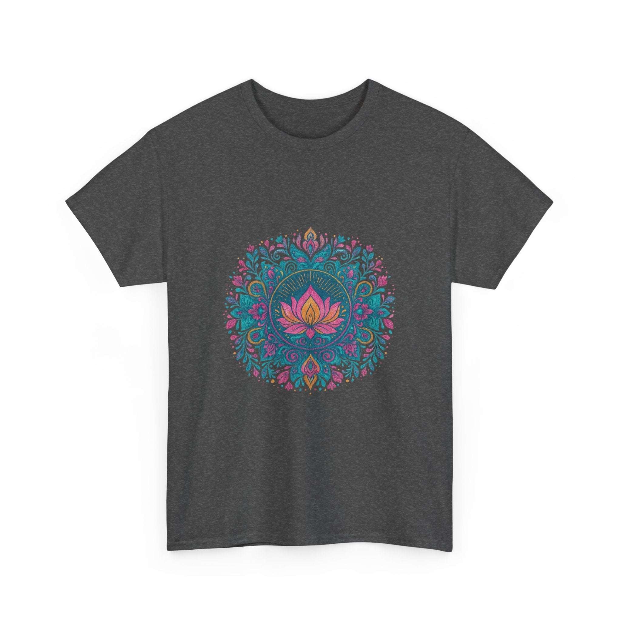 Camiseta Loto Mandala Boho | Mystic Lotus Mandala Tee