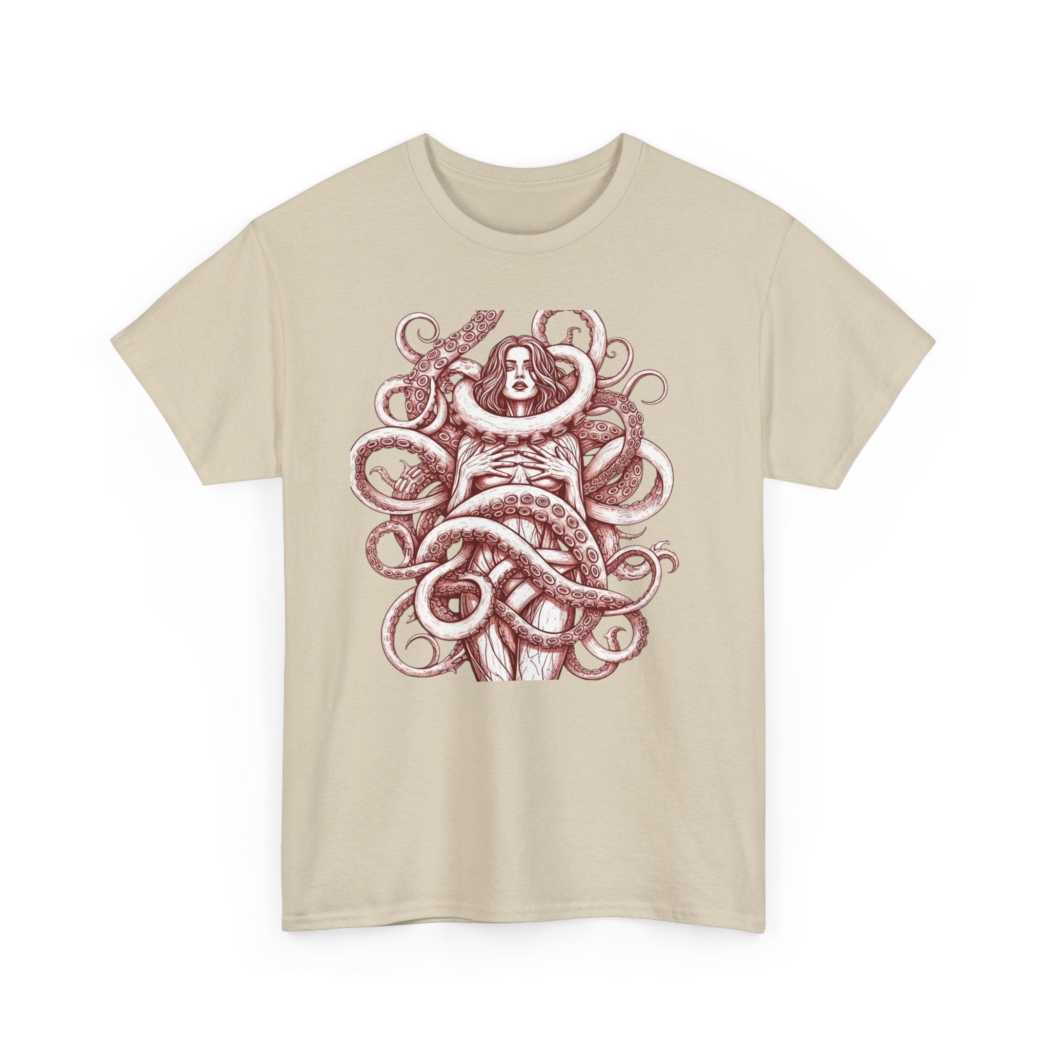 Camiseta Mujer Gótica con Tentáculos – Ilustración Lovecraft