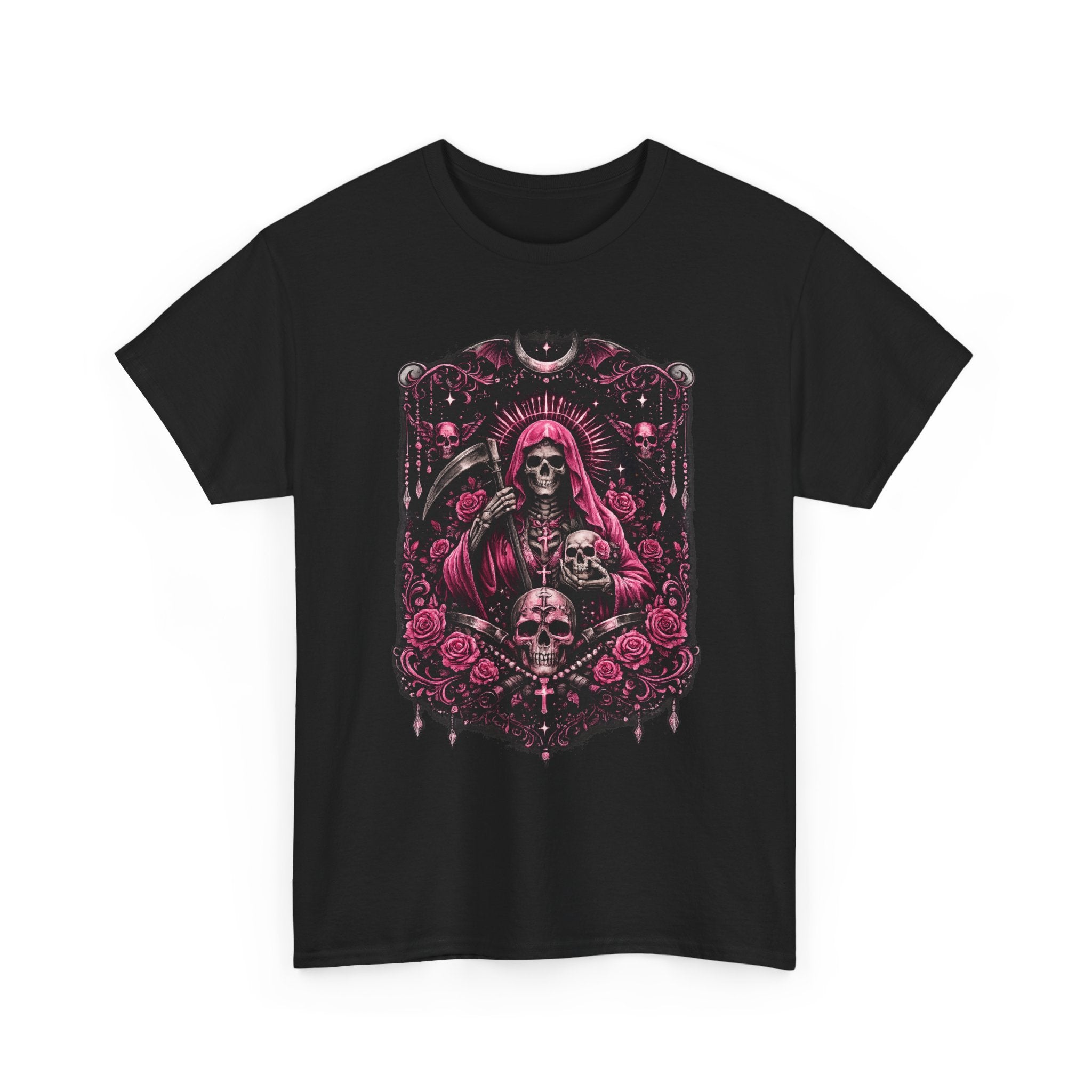 Camiseta Santa Muerte Gothic Pink Unisex Tee