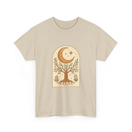Boho Celestial Moon Tee – Mystic Nature Shirt | MysticBohoCo