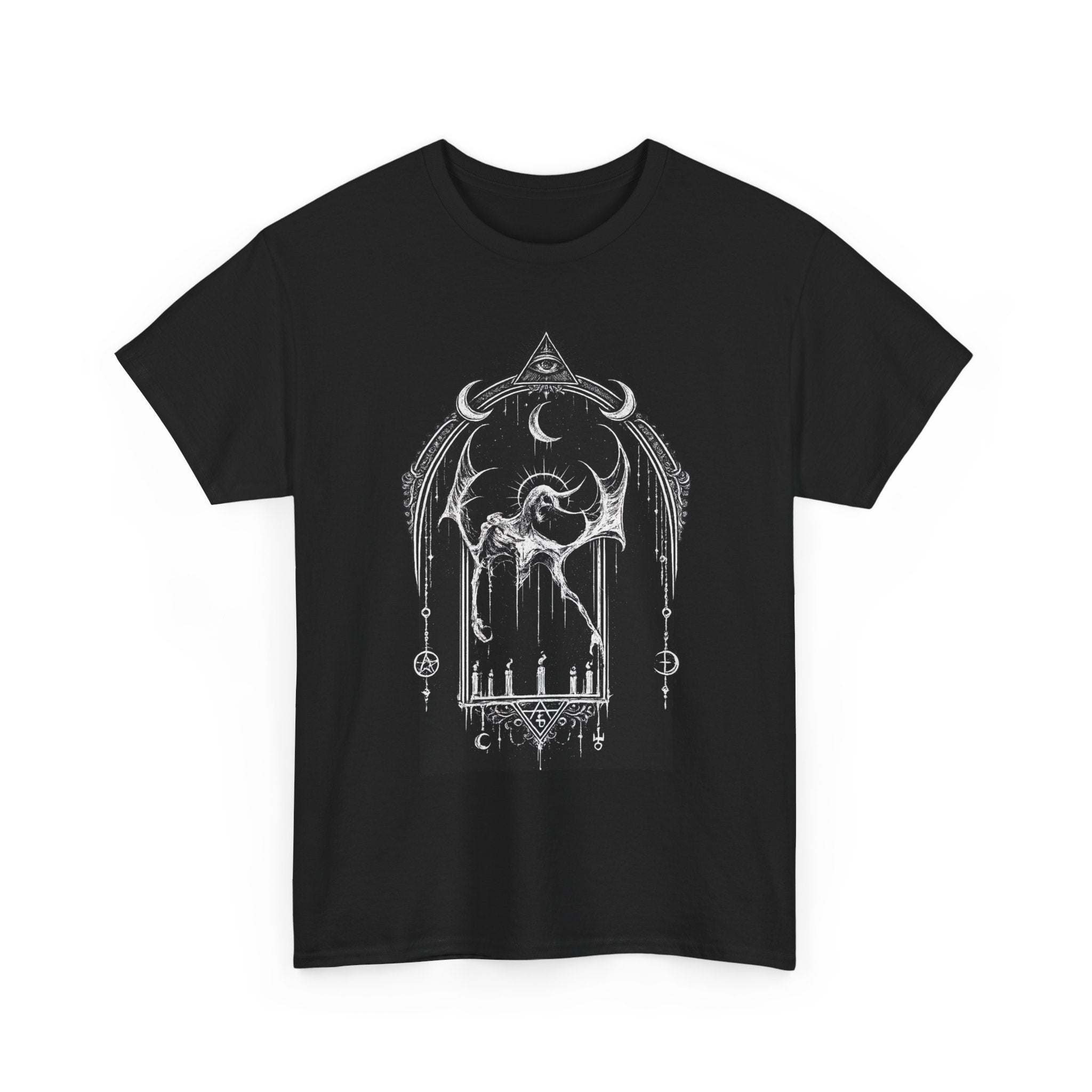 Camiseta Ocultista Gothic Bat Shirt MysticBohoCo