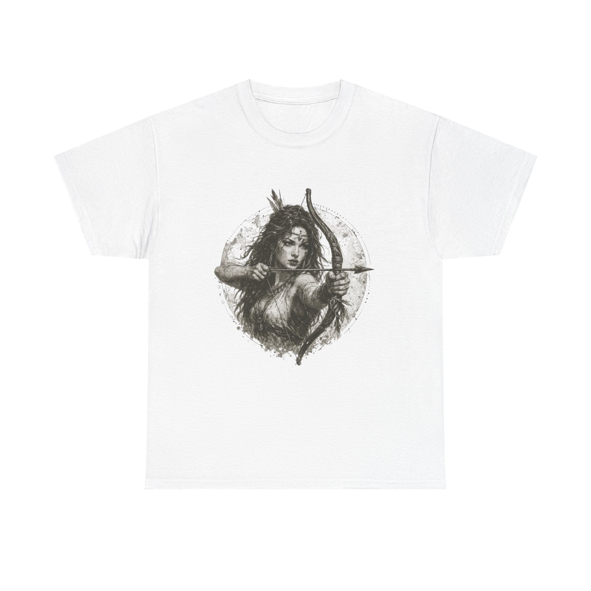 Artemis Goddess Archer Vintage Tee — Griega Diosa Arquera