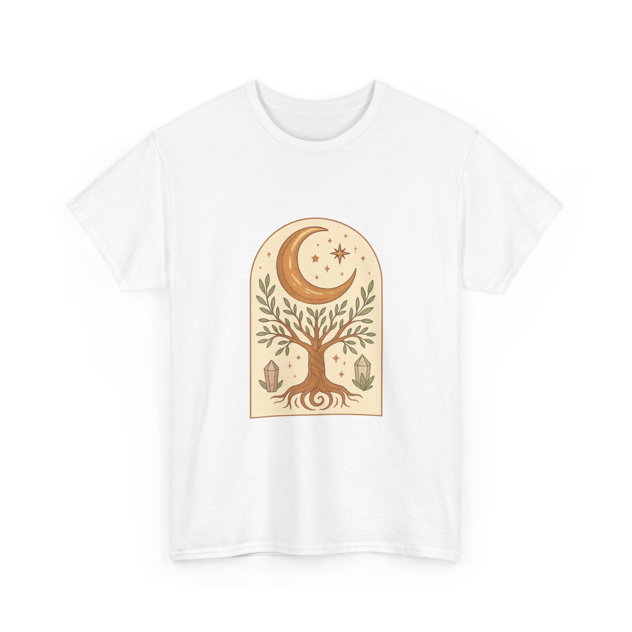 Boho Celestial Moon Tee – Mystic Nature Shirt | MysticBohoCo