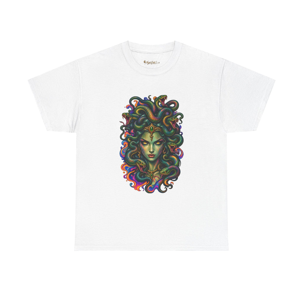 Camiseta Medusa Psicodélica | Diseño Serpientes Mitología