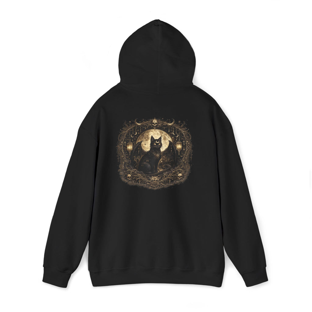 Sudadera Mística Gato Negro | Mystic Hoodie Gothic