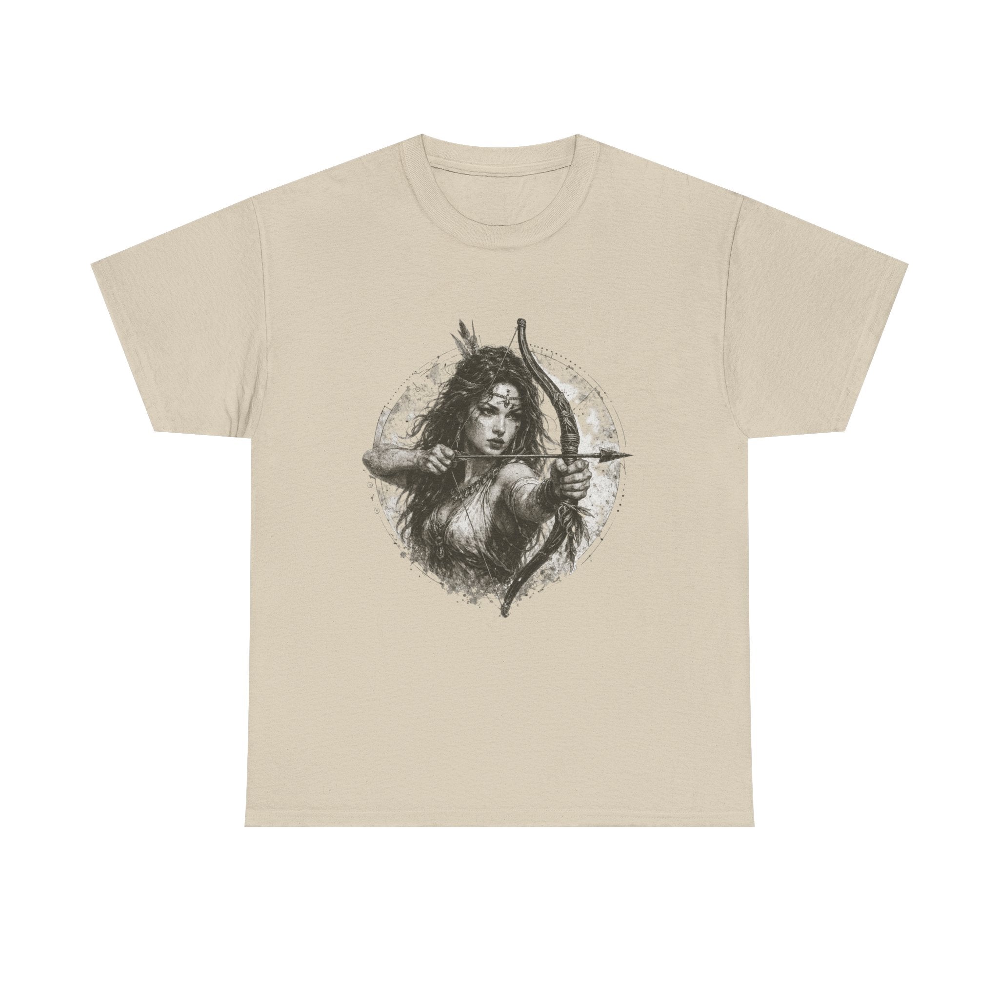 Artemis Goddess Archer Vintage Tee — Griega Diosa Arquera