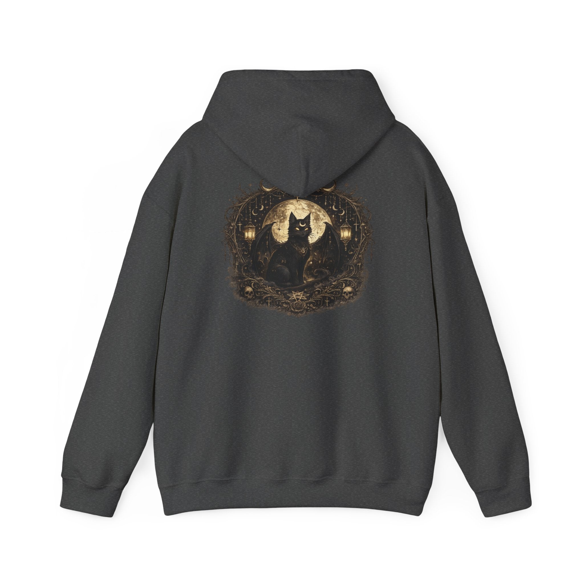 Sudadera Mística Gato Negro | Mystic Hoodie Gothic