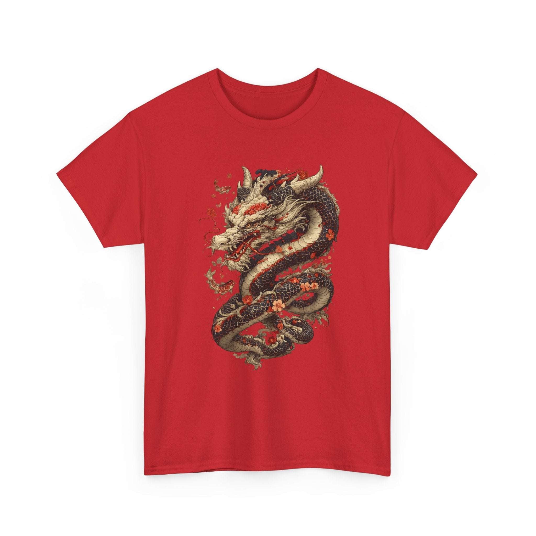 Camiseta Dragón Japonés Oscuro – Arte Oriental Místico