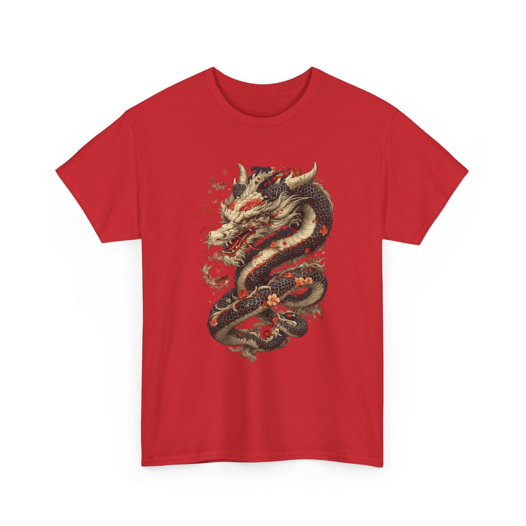 Camiseta Dragón Japonés Oscuro – Arte Oriental Místico