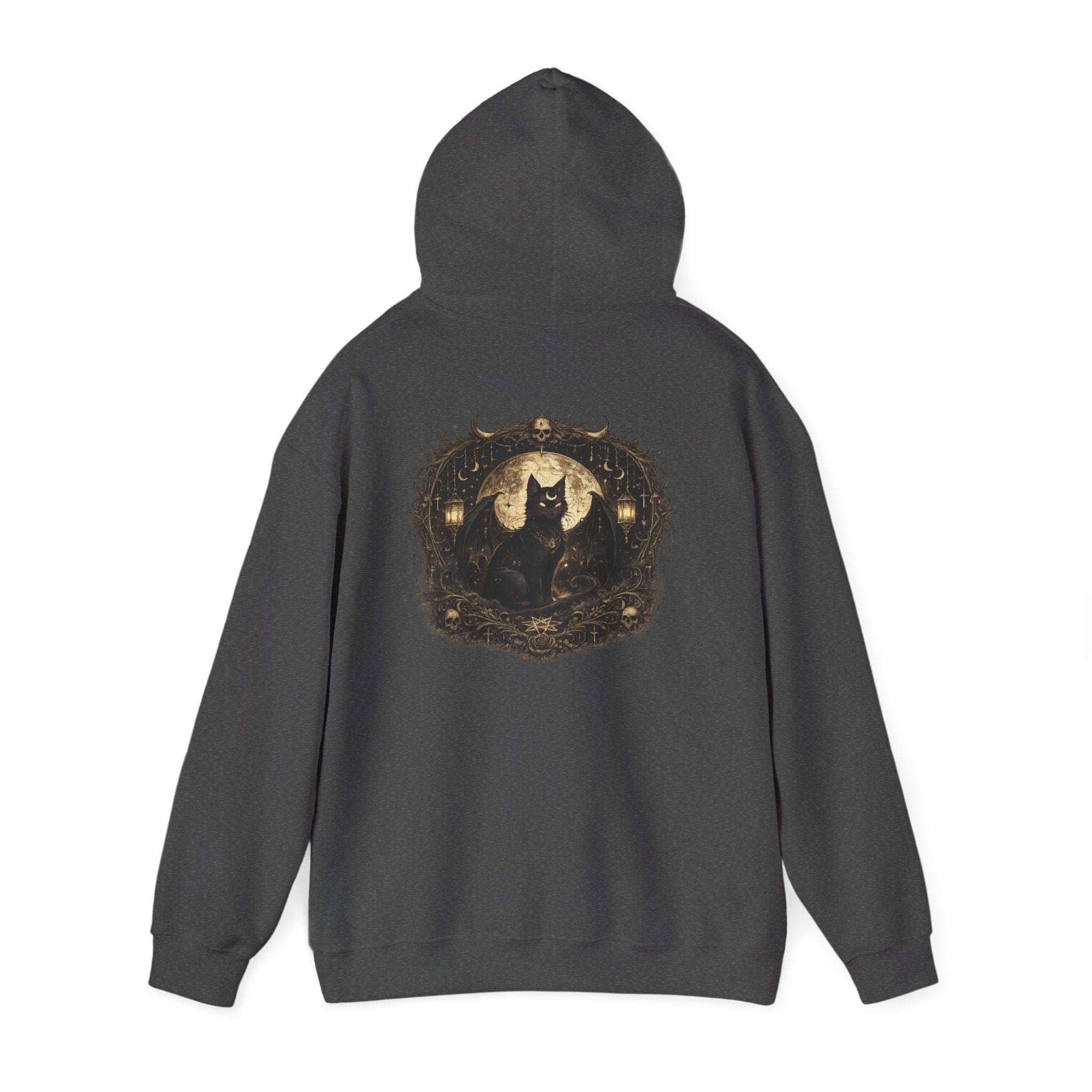 Sudadera Mística Gato Negro | Mystic Hoodie Gothic