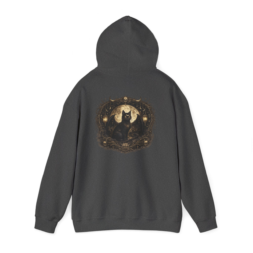 Sudadera Mística Gato Negro | Mystic Hoodie Gothic