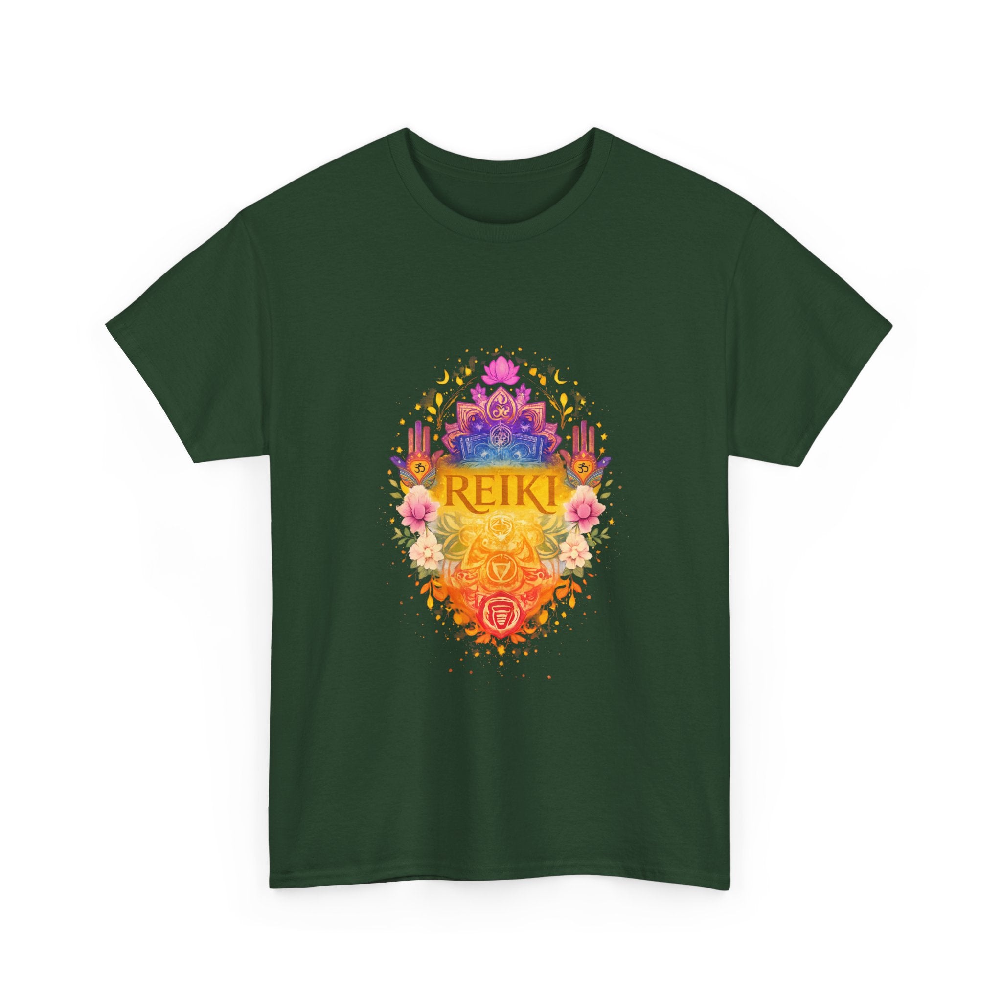 Camiseta Reiki Chakras | Reiki Energy Boho T-Shirt