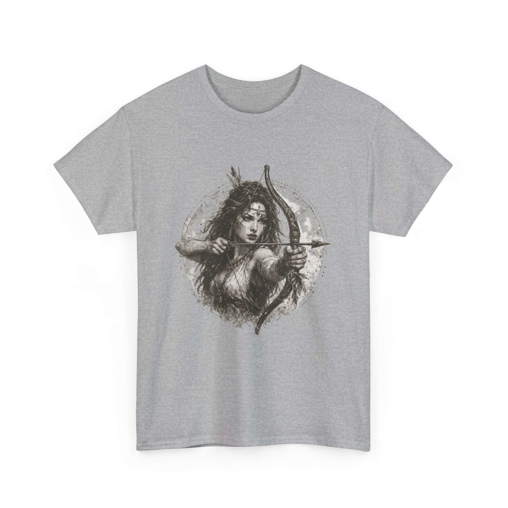 Artemis Goddess Archer Vintage Tee — Griega Diosa Arquera
