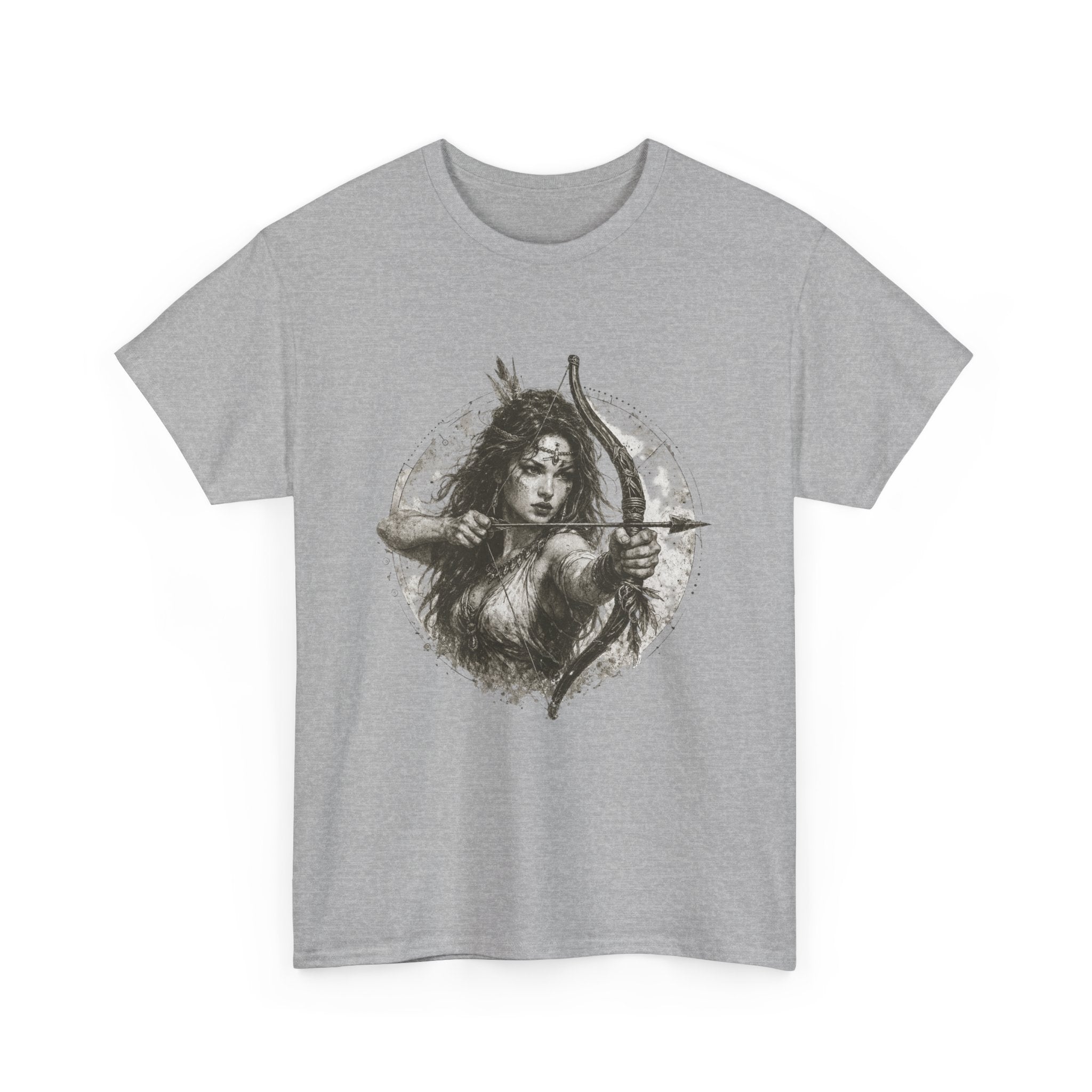 Artemis Goddess Archer Vintage Tee — Griega Diosa Arquera