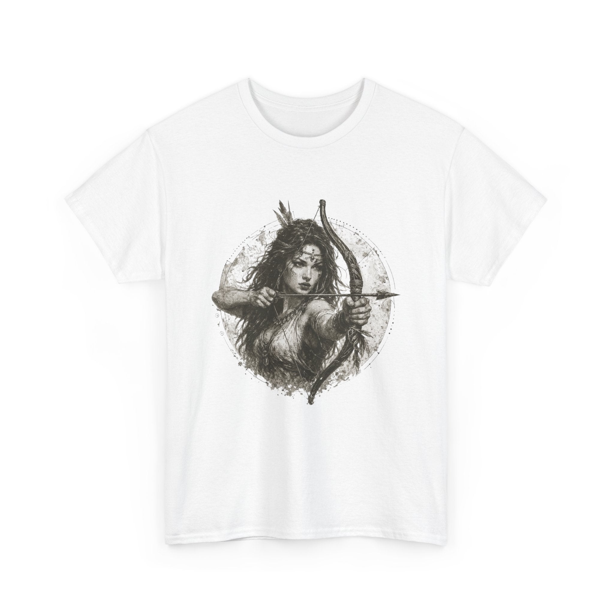 Artemis Goddess Archer Vintage Tee — Griega Diosa Arquera