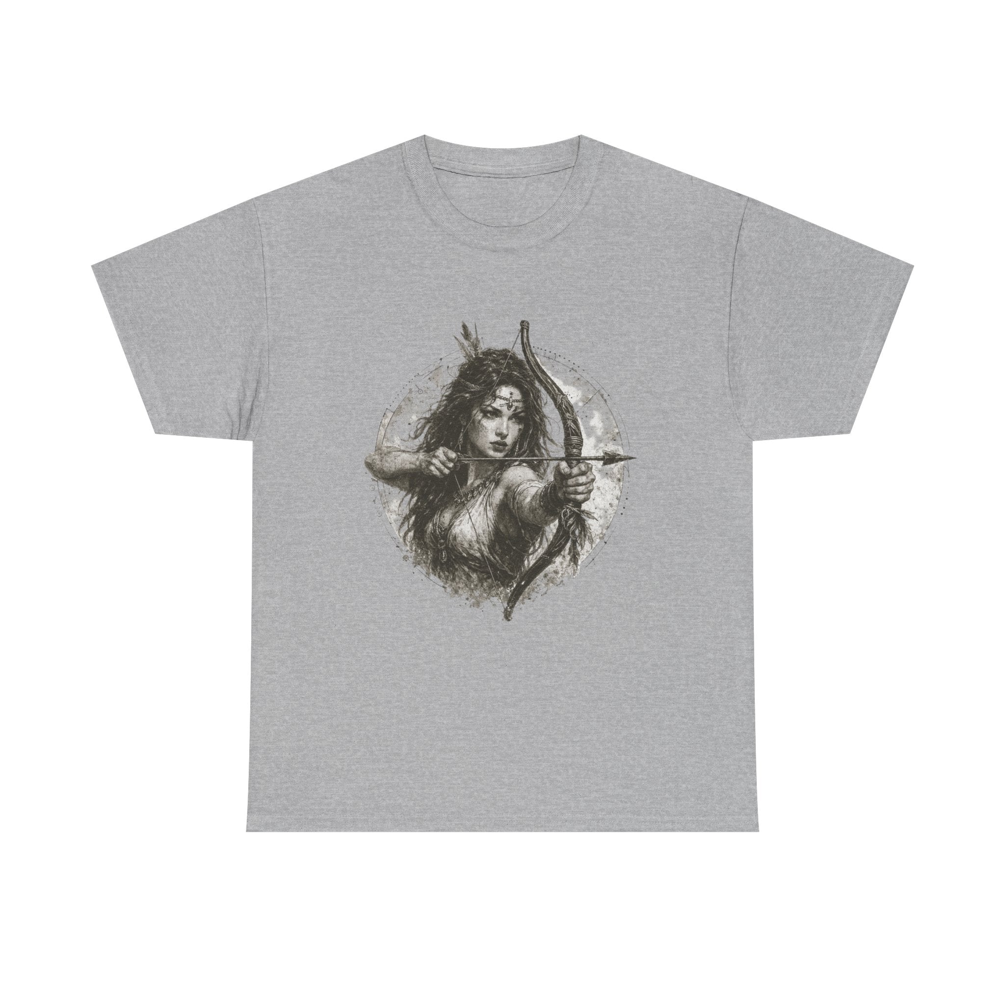 Artemis Goddess Archer Vintage Tee — Griega Diosa Arquera