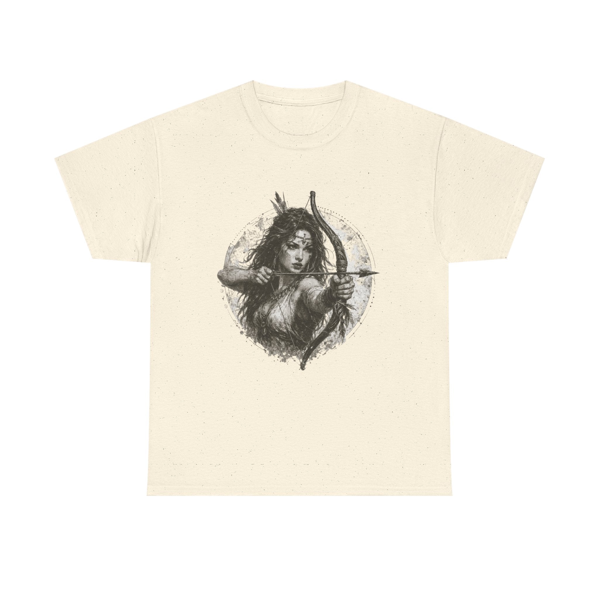 Artemis Goddess Archer Vintage Tee — Griega Diosa Arquera