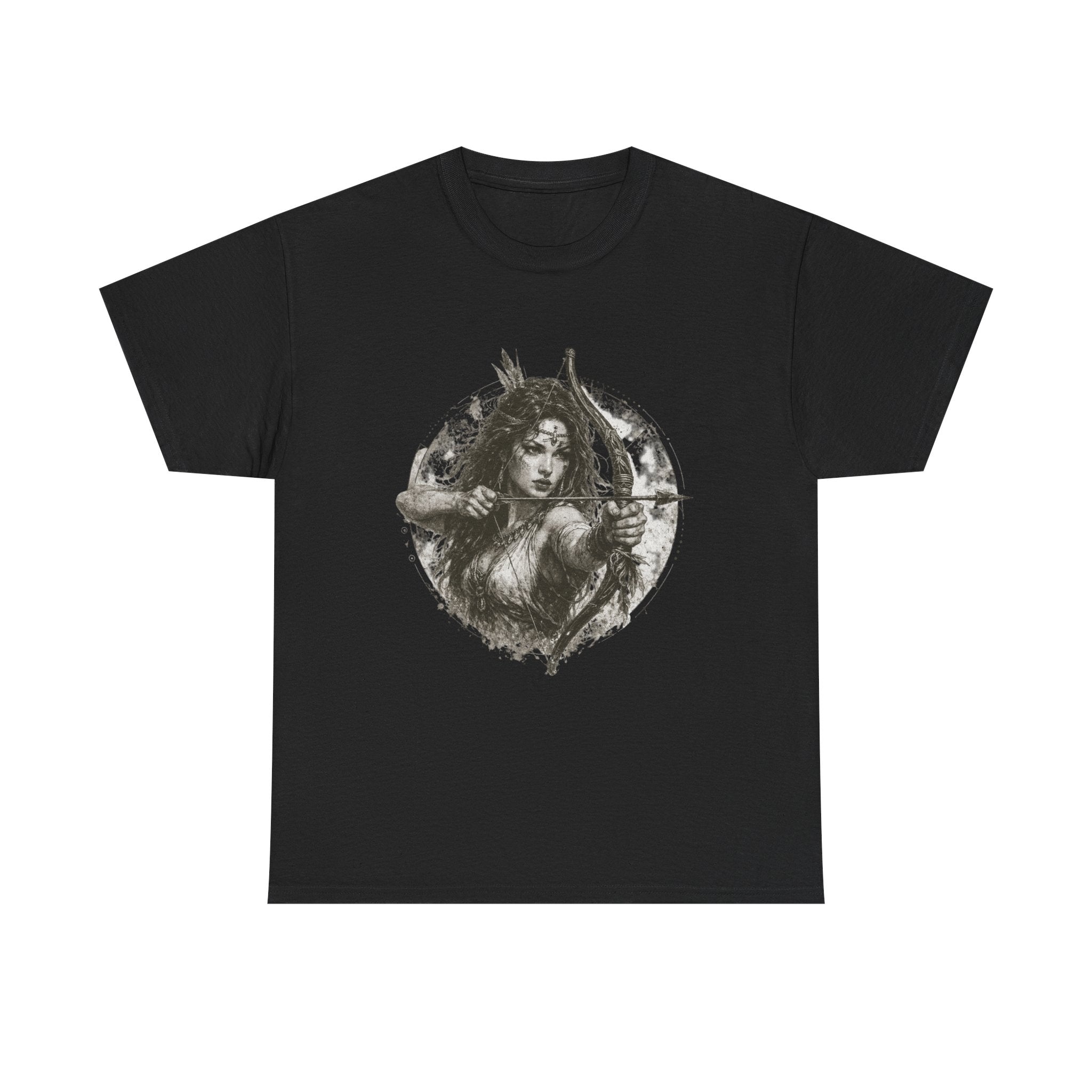 Artemis Goddess Archer Vintage Tee — Griega Diosa Arquera