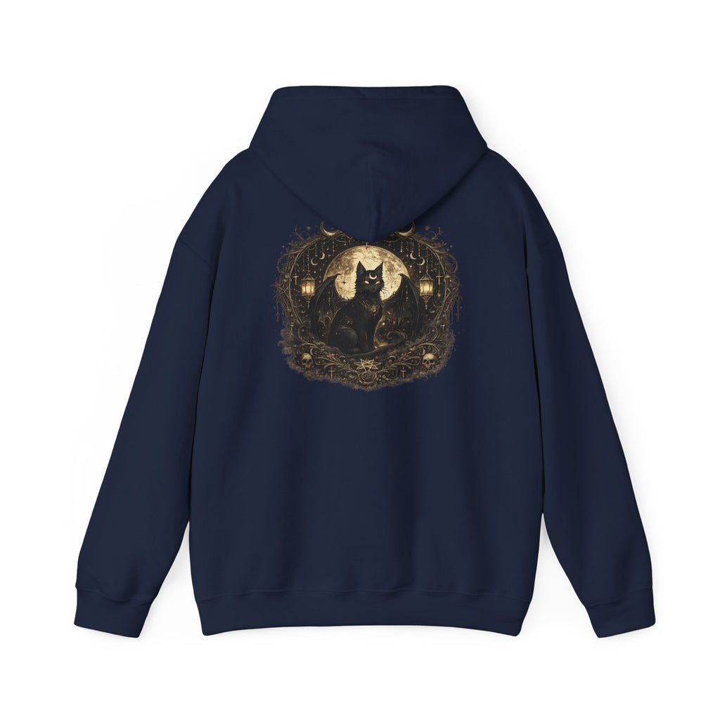 Sudadera Mística Gato Negro | Mystic Hoodie Gothic