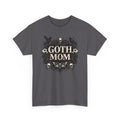 Goth Mom Gothic T-Shirt — Totenköpfe, Raben und Rosen (Vintage Dark Floral)