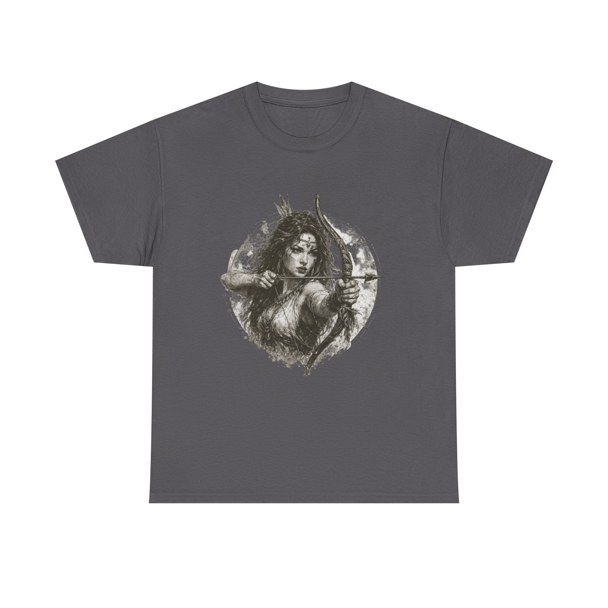 Artemis Goddess Archer Vintage Tee — Griega Diosa Arquera