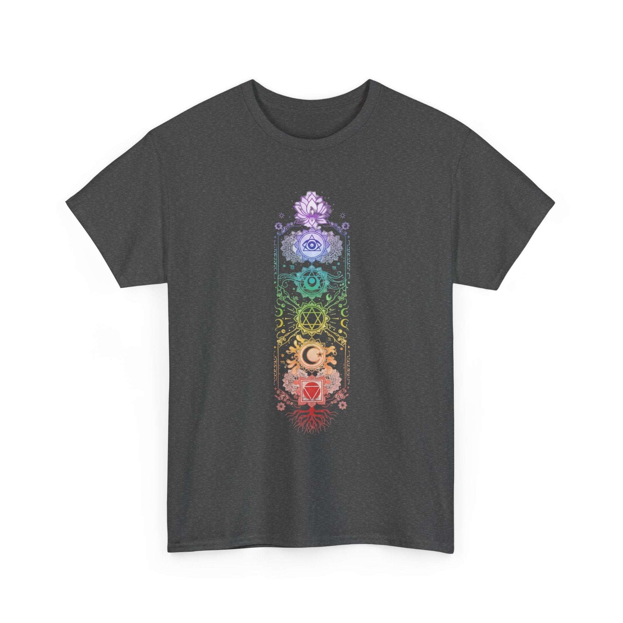 Camiseta Chakras Místicos | Chakra Energy Boho T-Shirt