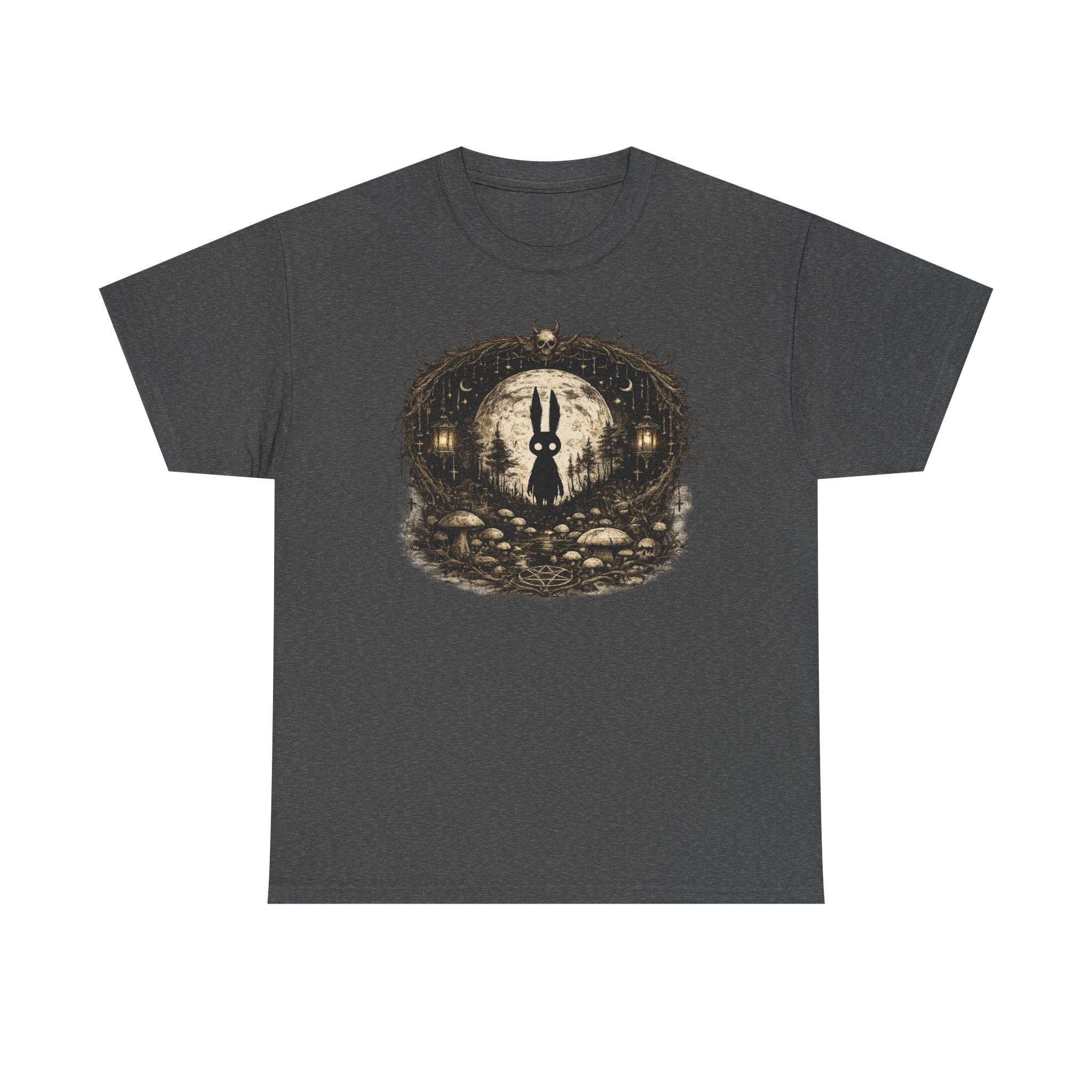 Camiseta Conejo Místico Oscuro | Occult Rabbit Boho T-Shirt