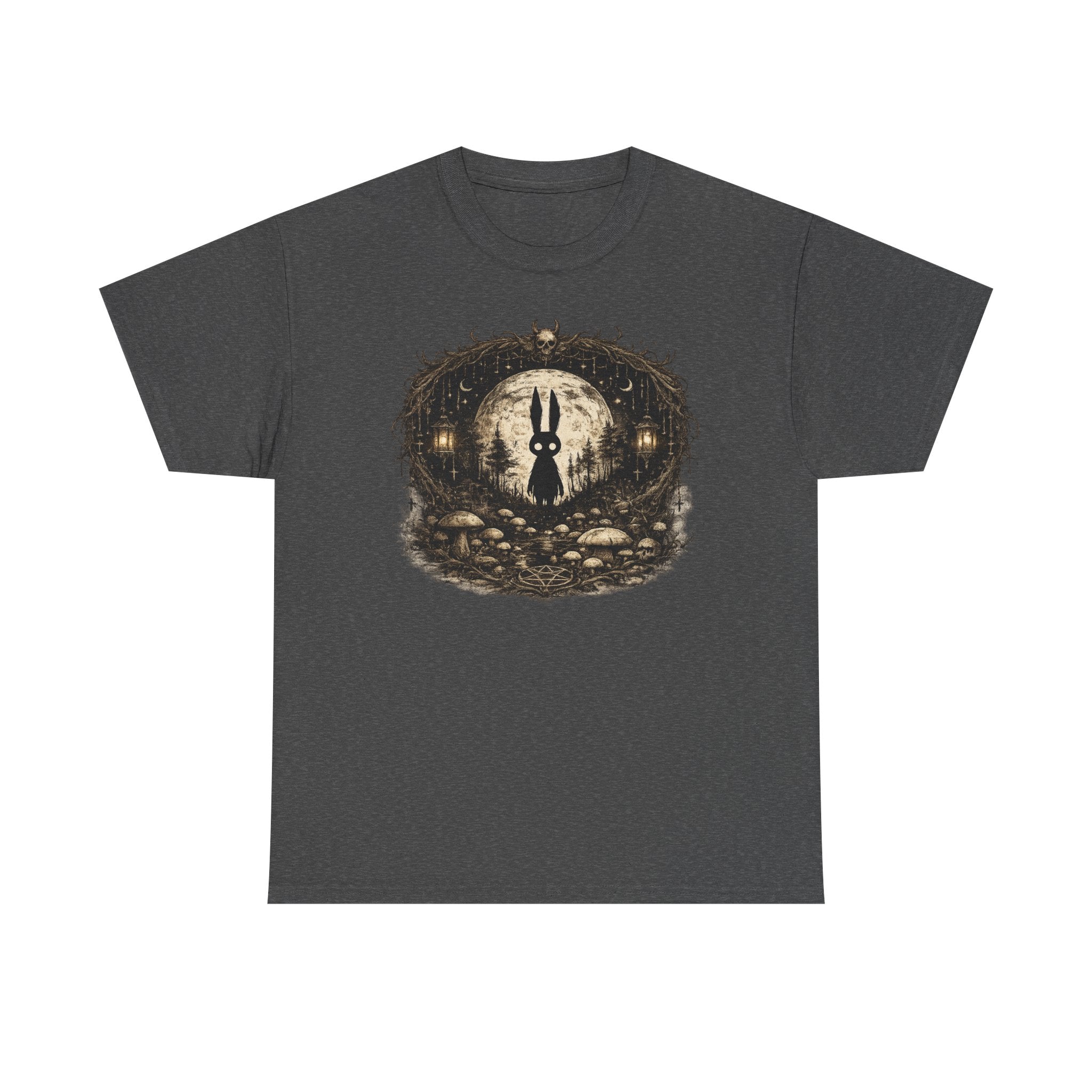 Camiseta Conejo Místico Oscuro | Occult Rabbit Boho T-Shirt