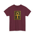 Camiseta Ankh Dorado — Diseño Art Déco Egipcio