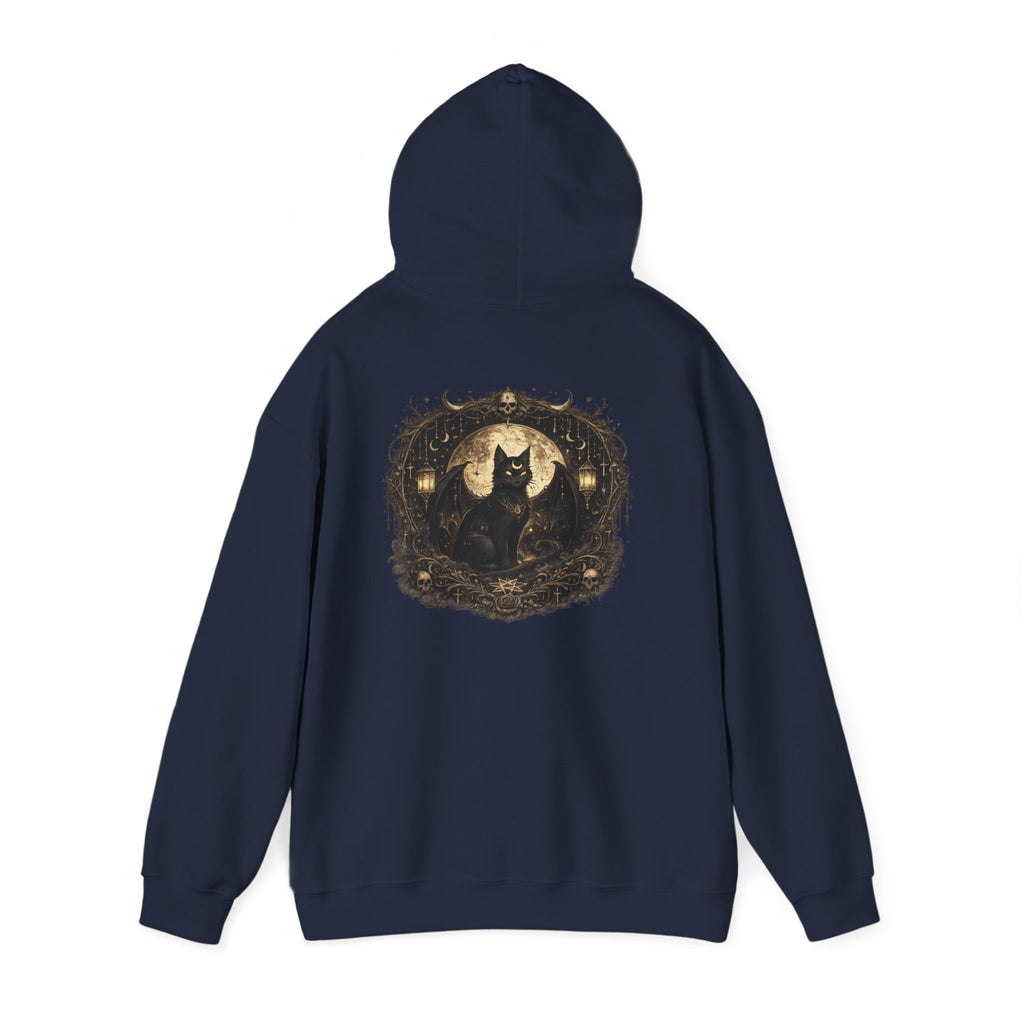 Sudadera Mística Gato Negro | Mystic Hoodie Gothic