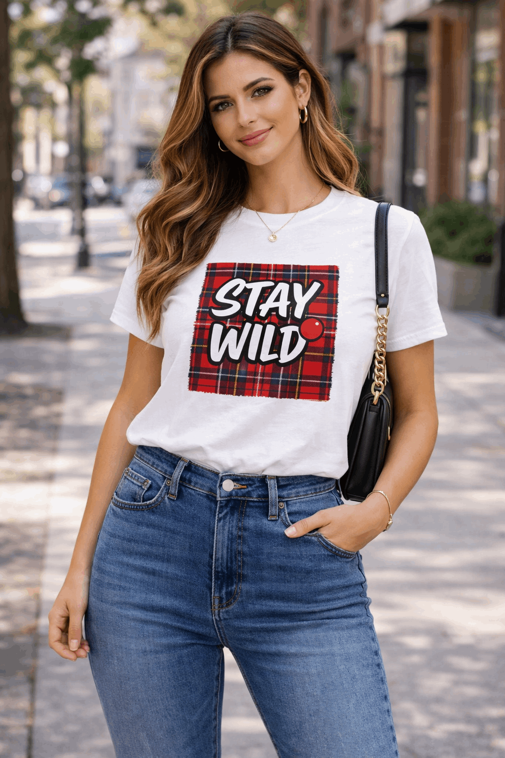 Camiseta Boho Stay Wild MysticBohoCo Tee