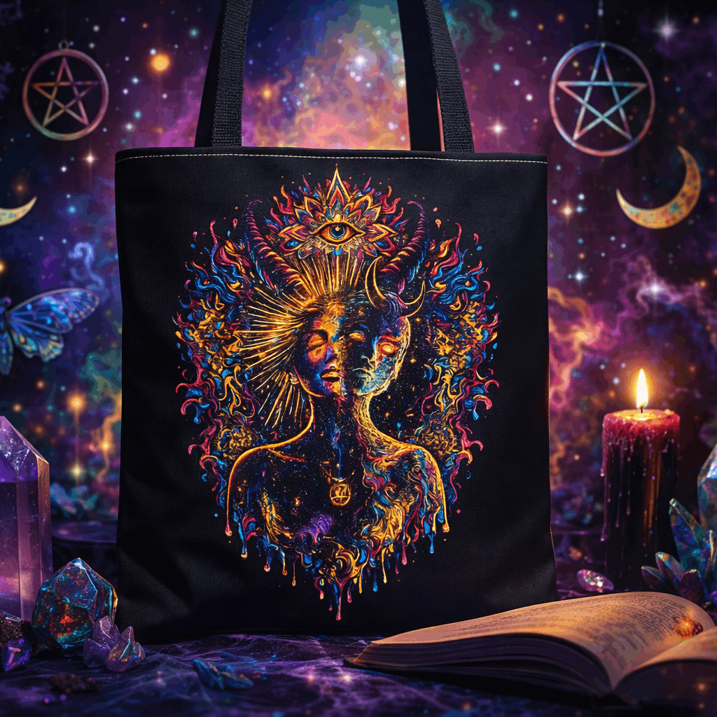 Tote Bag Mística Psicodélica | Mystic Witch Art