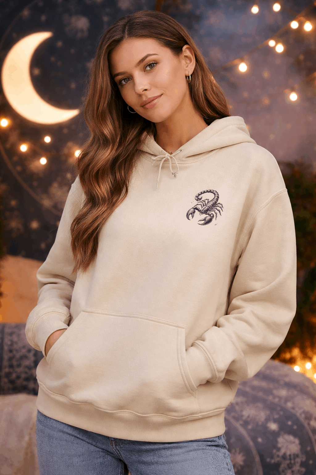 Bohemian Hoodie MysticBohoCo | Sudadera Escorpión