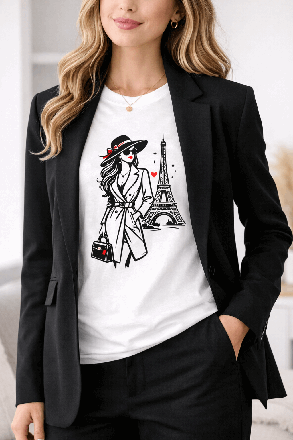 Camiseta Paris Boho Chic | Eiffel Mystic Tee