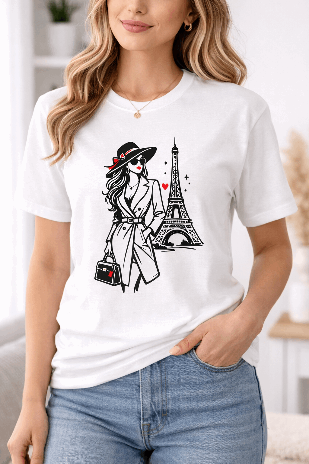Camiseta Paris Boho Chic | Eiffel Mystic Tee
