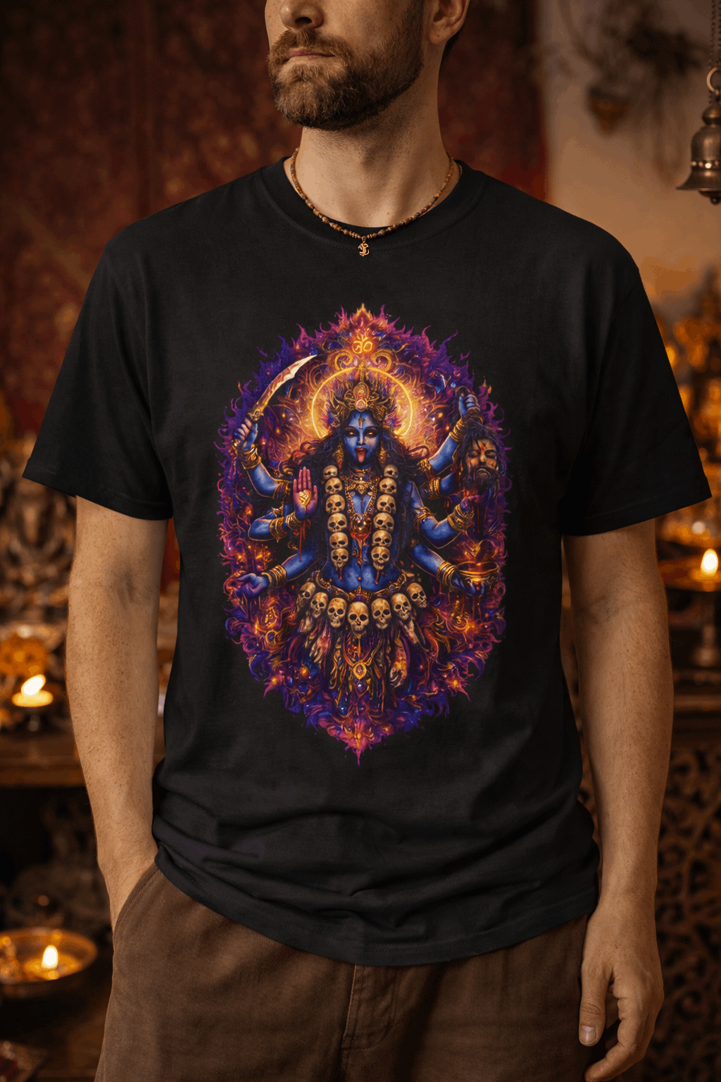 Camiseta Kali Mística | Mystic Boho Goddess Tee
