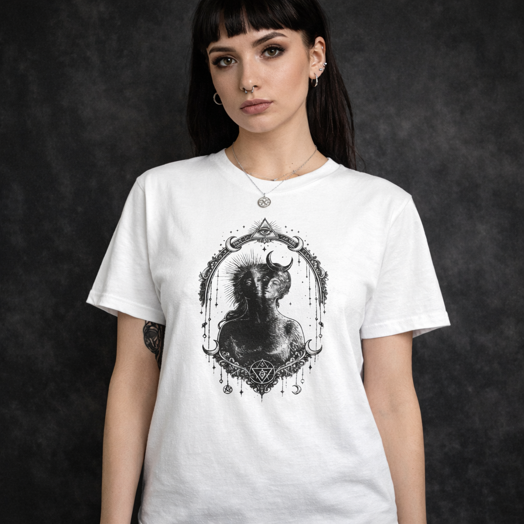 Camiseta Mística Occult Moon Shirt MysticBohoCo