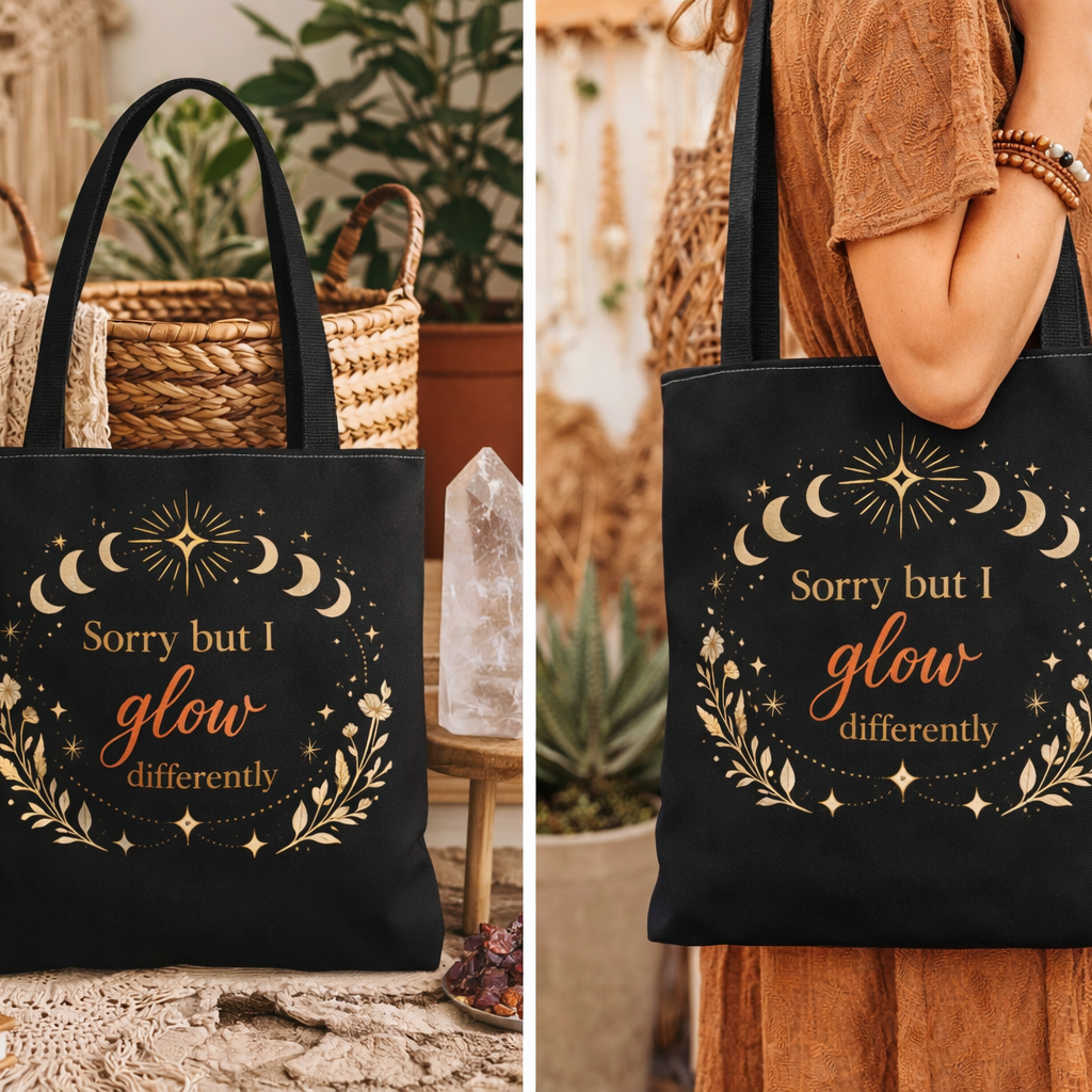 Boho Tote Bag Mística | Glow Differently