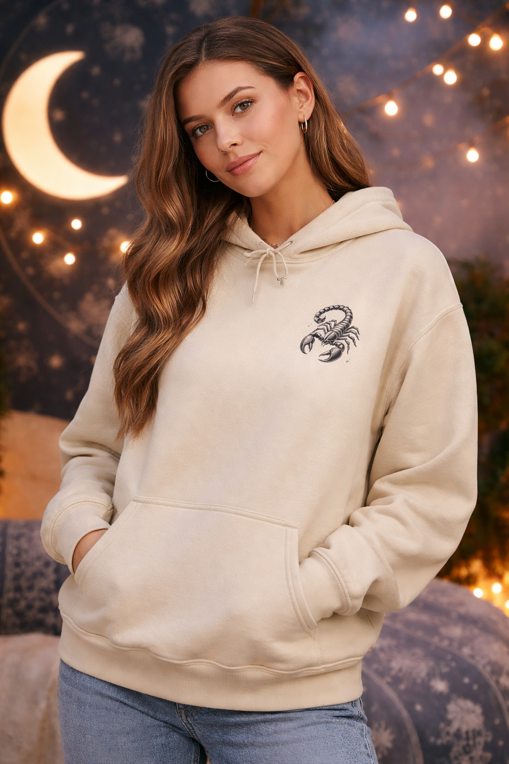 Bohemian Hoodie MysticBohoCo | Sudadera Escorpión