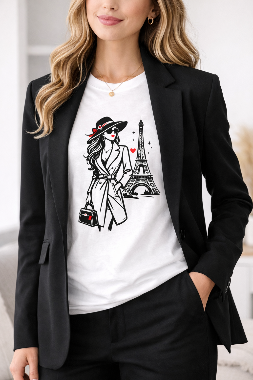 Camiseta Paris Boho Chic | Eiffel Mystic Tee